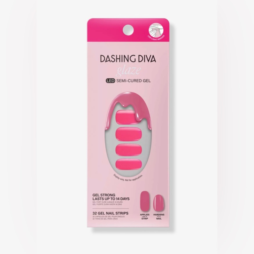 Dashing Diva Glaze Semi-Cured Gel Nail Strips